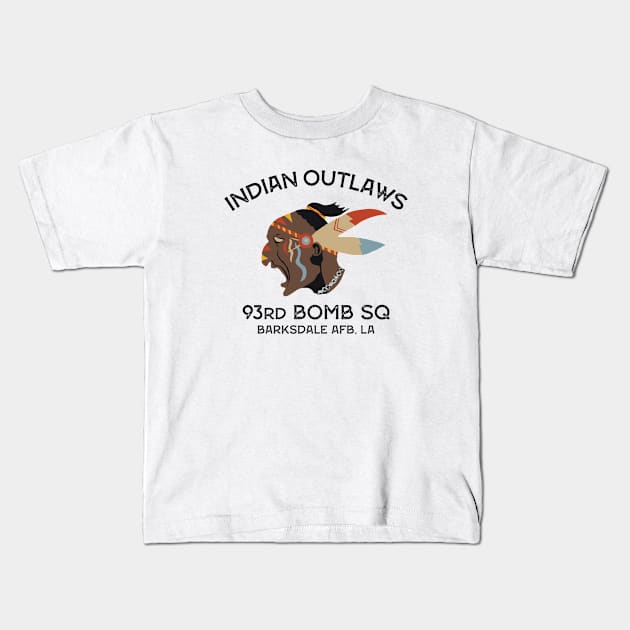 93rd BOMB SQ Kids T-Shirt by BUNNY ROBBER GRPC